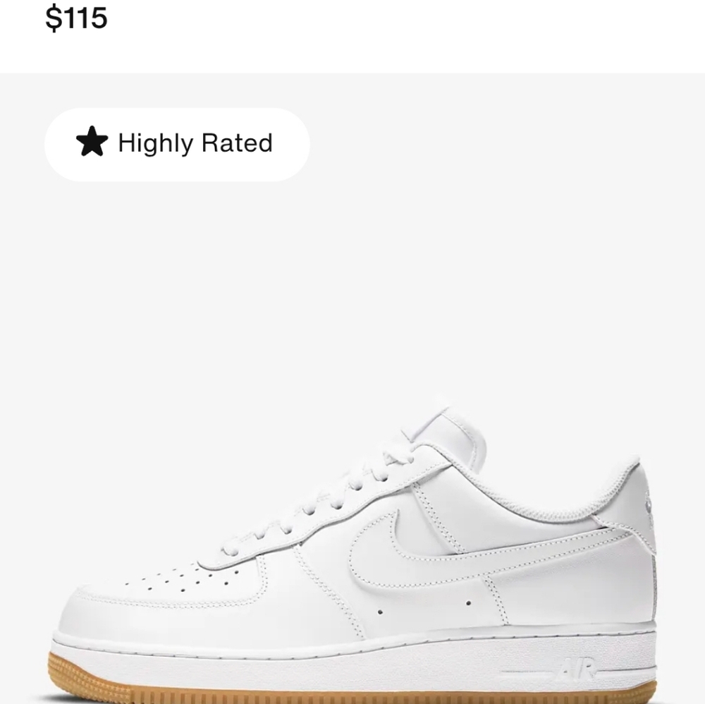 Nike Air Force 1 Gum Bottom